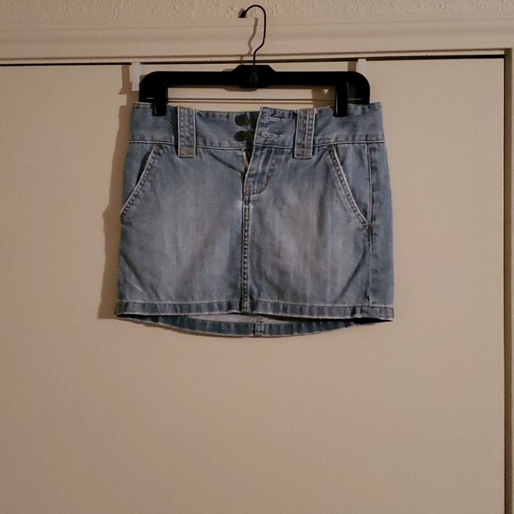Denim Mini Skirt